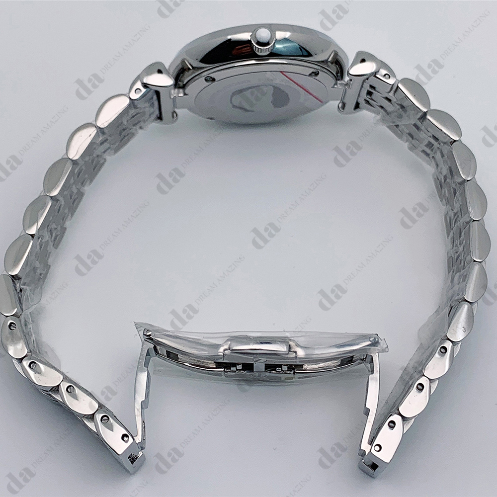 Emporio Armani AR1925 Silver White Dial Stainless Steel