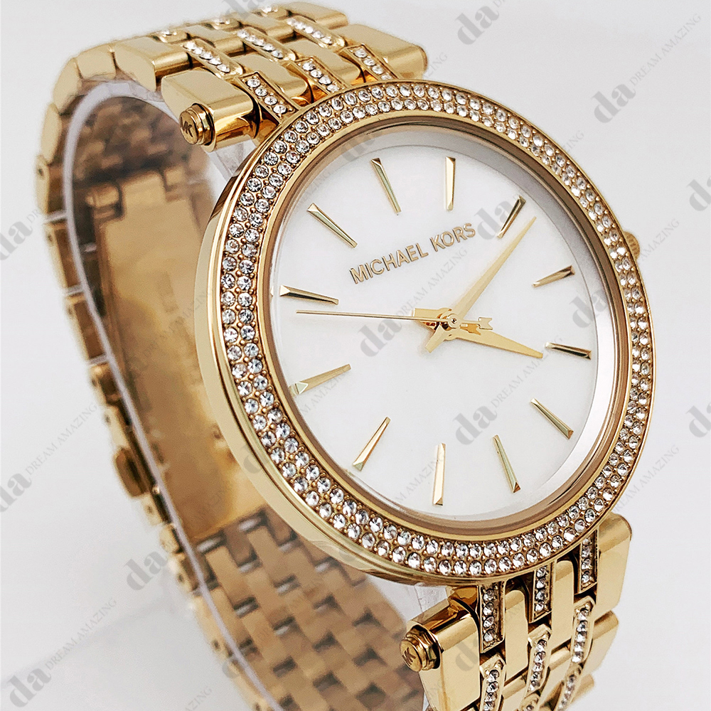 MICHAEL KORS アナログ時計 ホワイト/ゴールド 12539_ce088686be7bcf62b3dea32f
