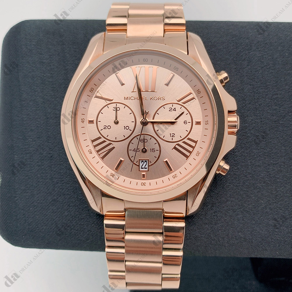 Michael Kors MK5503 Bradshaw Chronograph Rose Gold Stainless  display picture 3