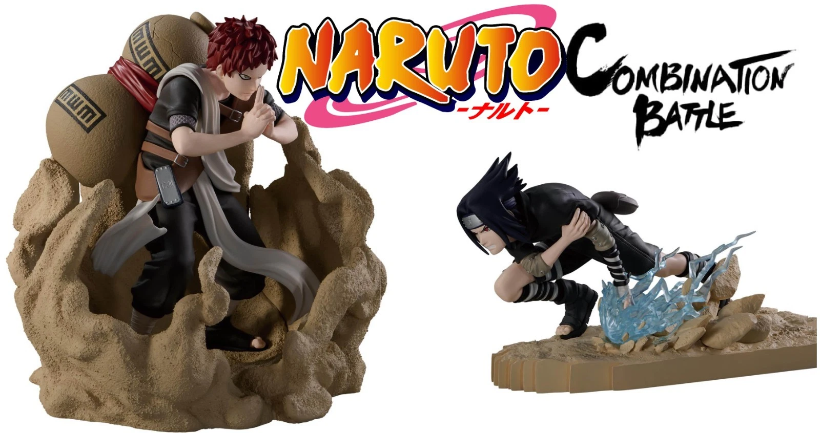 Bandai Spirits Action Figure Sasuke Uchiha, Gaara Set (Naruto)