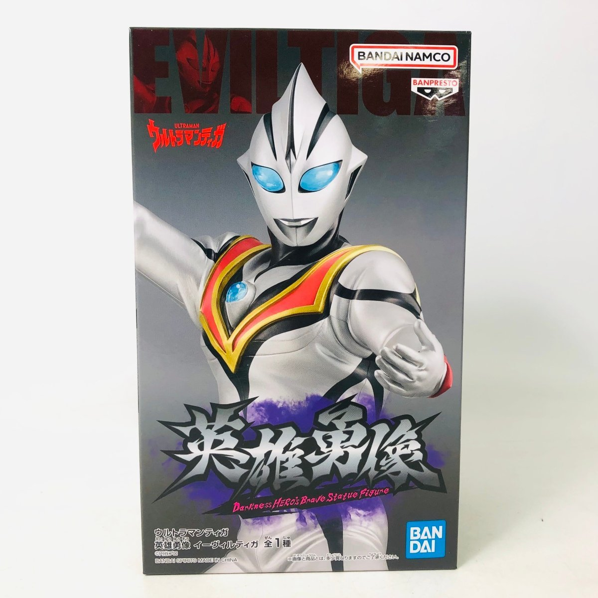 Banpresto Hero's Brave Figure Evil Tiga Scale Figure (Ultraman Tiga)