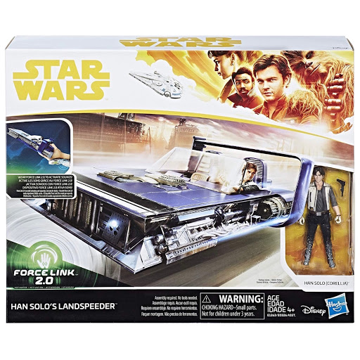 Hasbro Star Wars Force Link 2.0 Han Solo's Landspeeder & Han Solo (Corellia)