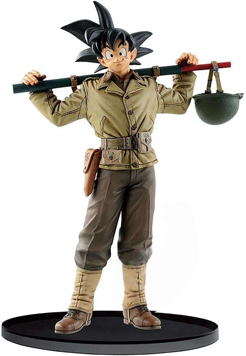 Banpresto World Figure Colosseum Figure 2 Son Goku Vol.4 Army Military Scale Figure (Dragon Ball Z)