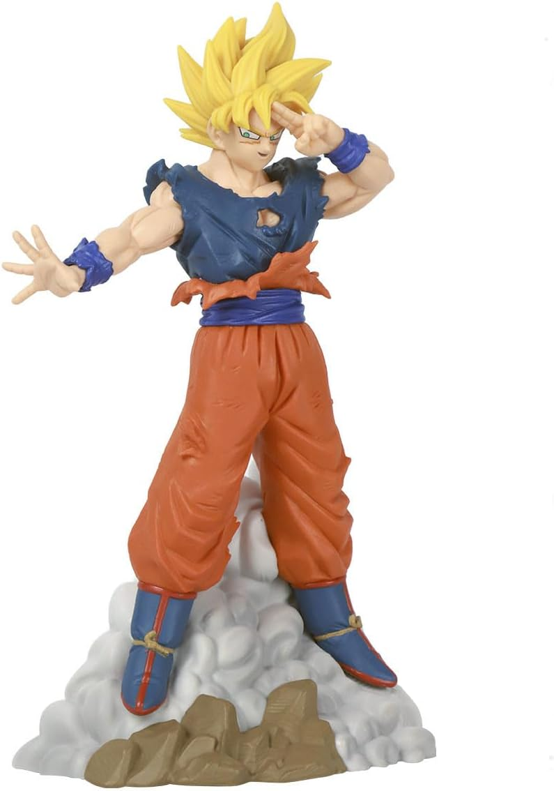 Banpresto History Box Figure Vol. 9 Son Goku Super Saiyan Scale Figure (Dragon Ball Z)