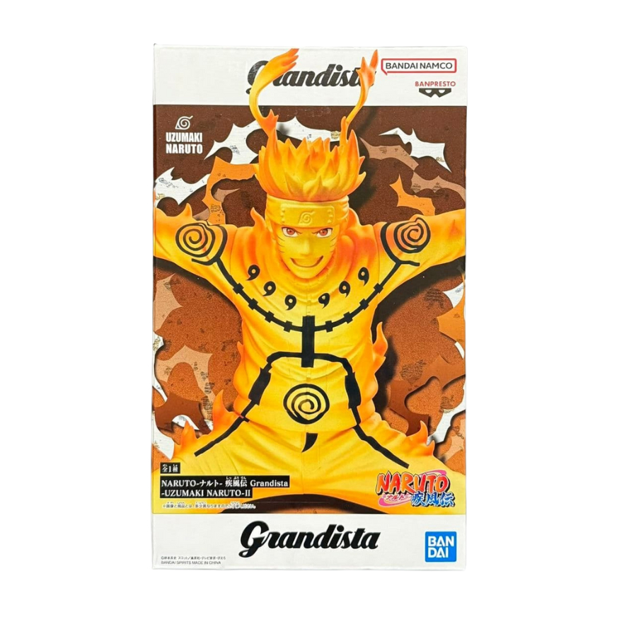 Banpresto Grandista Uzumaki Naruto II Scale Figure (Naruto)
