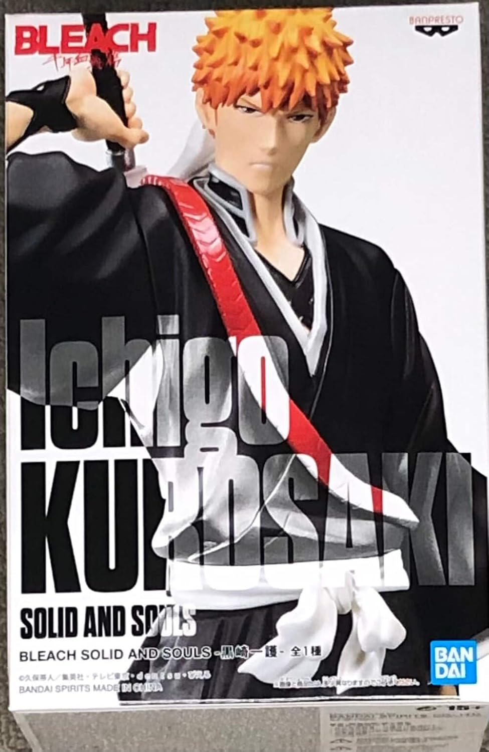 Banpresto Solid and Souls Figure Ichigo Kurosaki