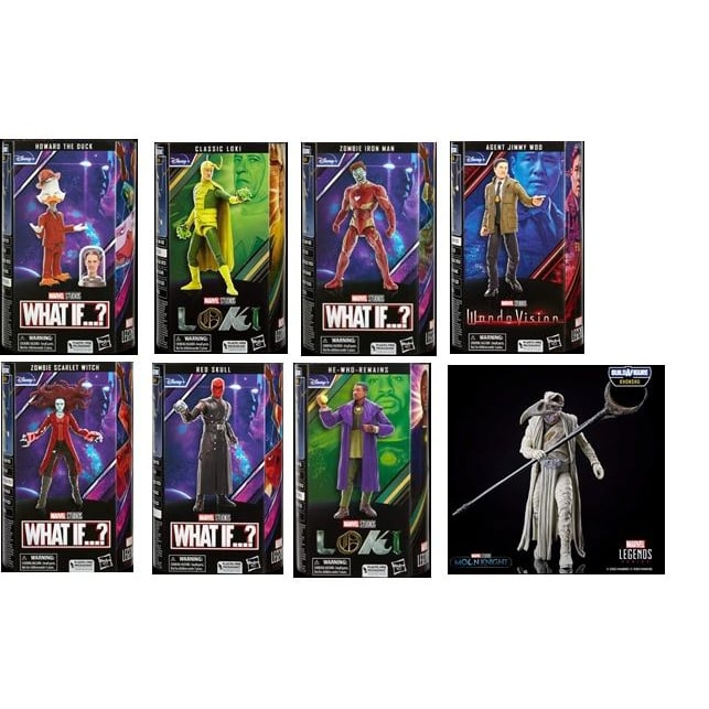 Hasbro Marvel Legends 6" Khonshu Action Figure Set of 7pcs (Marvel)