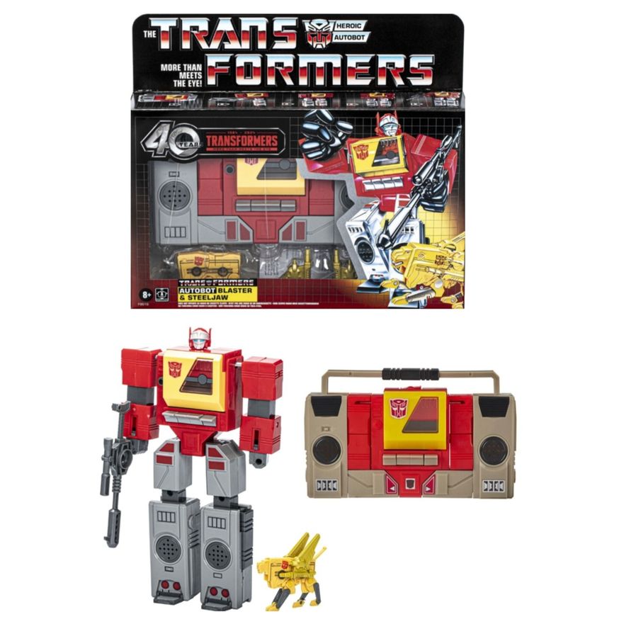 Transformers 40th Blaster & Steeljaw