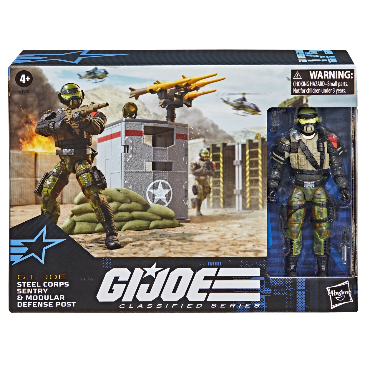 G.I. Joe CS #175 Steel Corps Sentry & Modular Defense Post