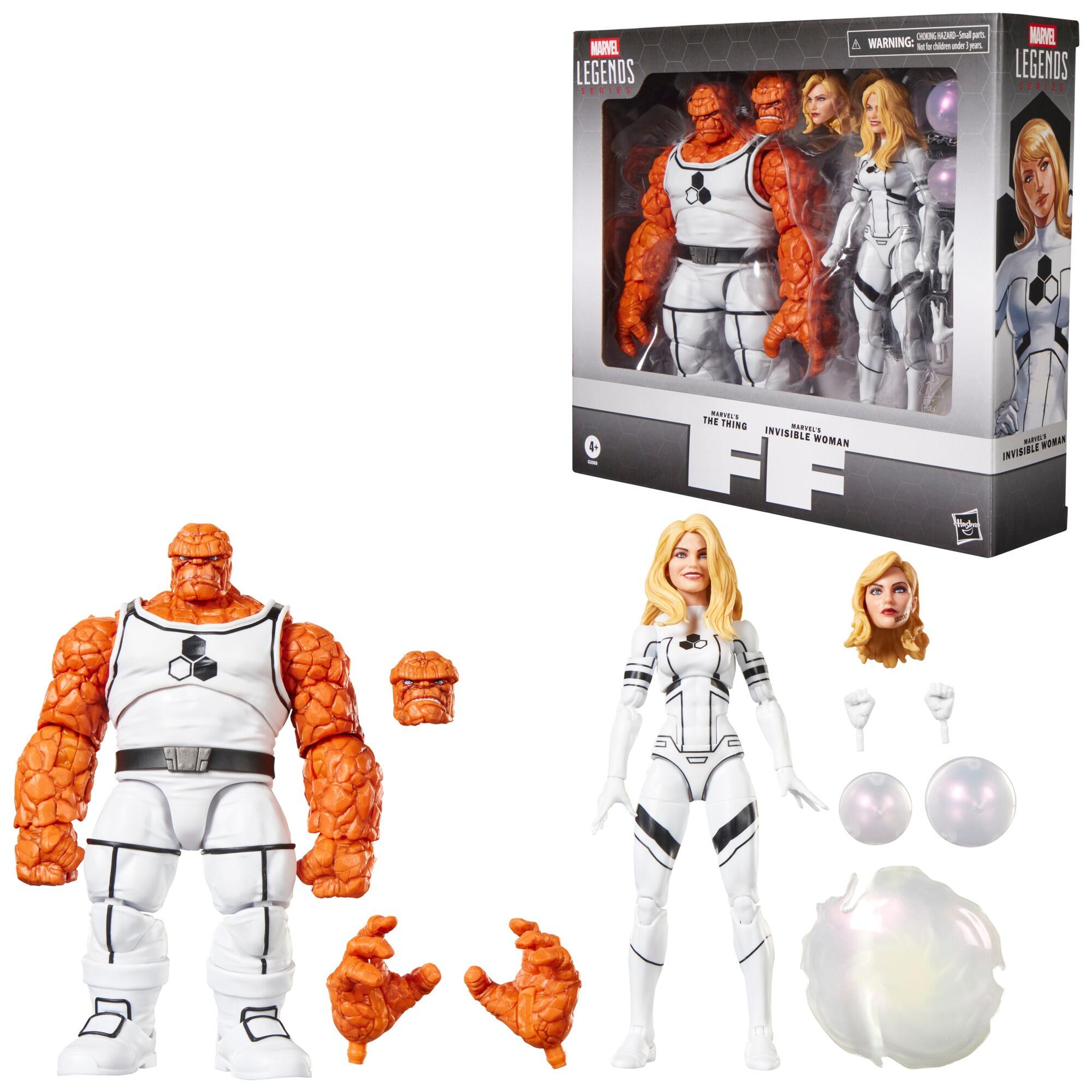 Hasbro Marvel Legends The Thing & Invisible Woman Action Figure (Marvel)