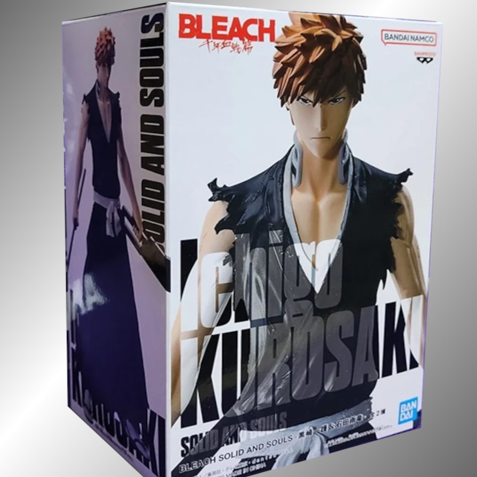 Banpresto Solid and Souls Figure Ichigo Kurosaki Ver. A Scale Figure (Bleach)