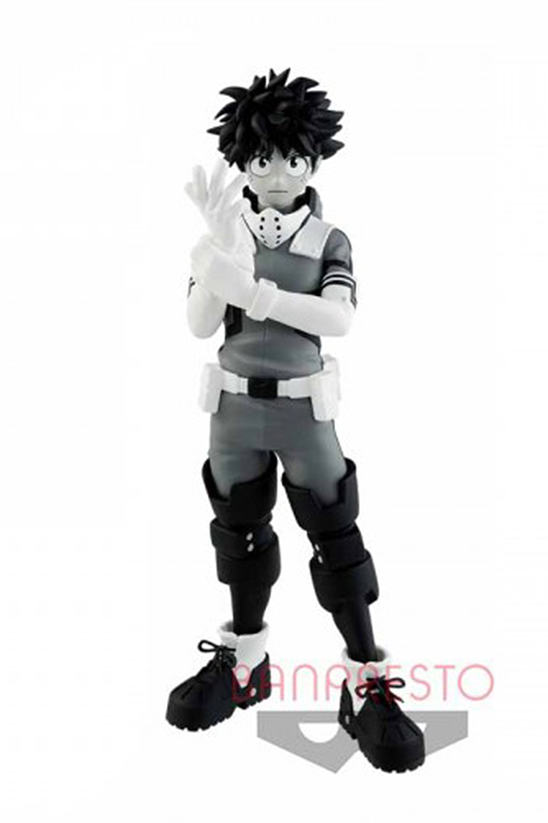 Banpresto Scale Figure Izuku Midoriya Black and White Ver. (My Hero Academia)