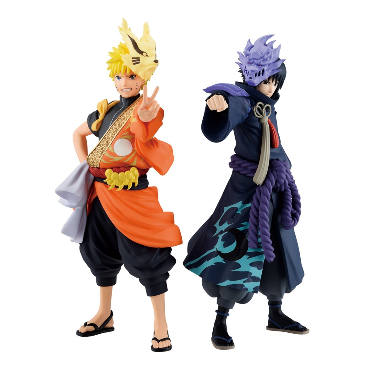 Bandai Spirits Action Figure Uzumaki Naruto, Uchiha Sasuke Animation 20th Anniversary Costume (Naruto)
