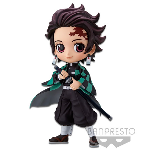 Banpresto Qposket Tanjiro Kamado Original Color Chibi Figure (Demon Slayer)