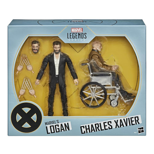 Hasbro Marvel Legends 6" Wolverine, Professor Charles Xavier 2-Pack Action Figure (Marvel)