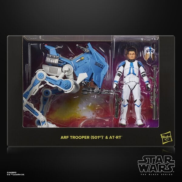 Hasbro Star Wars The Black Series ARF Trooper (501st) & AT-RT 2-Pack Minifigure Set SDCC 2026 Exclusive (Star Wars)