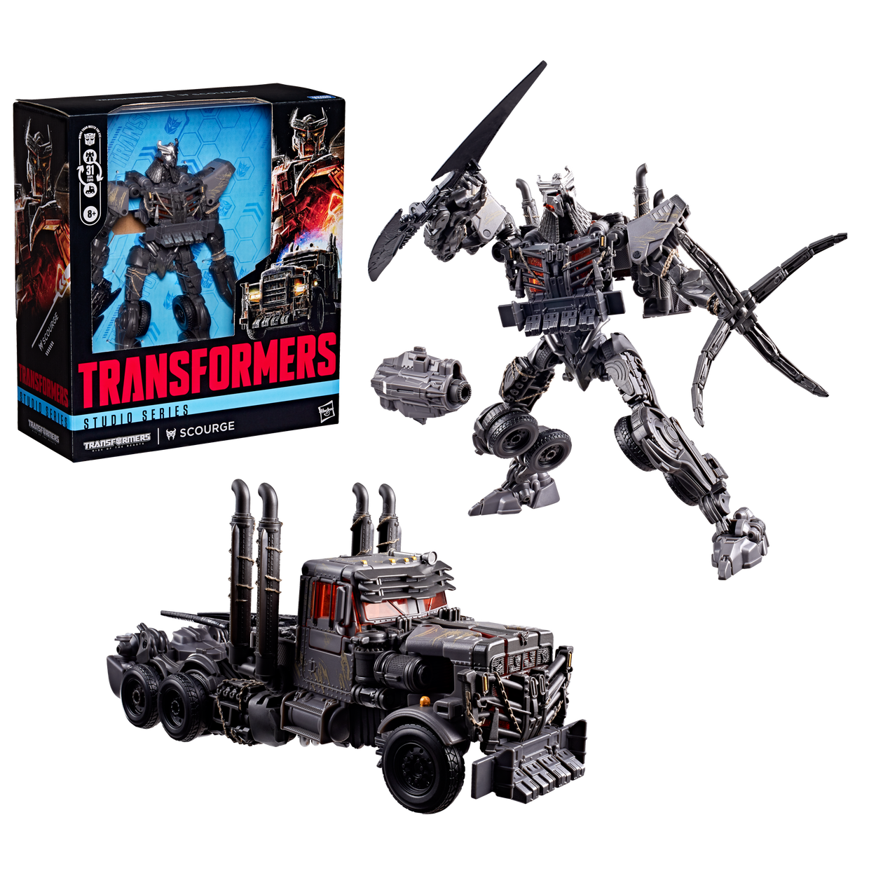 Hasbro Transformers Studio Series Leader Class Scourge Toy Vehicle (Transformers)