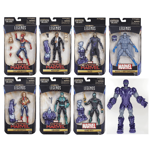 Marvel Legends Captain Marvel Wave 1 2019 (set of 7)