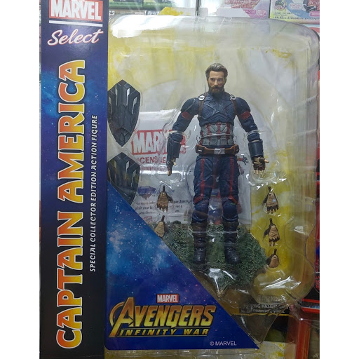 Marvel Select Avengers Infinity War Captain America Action Figure