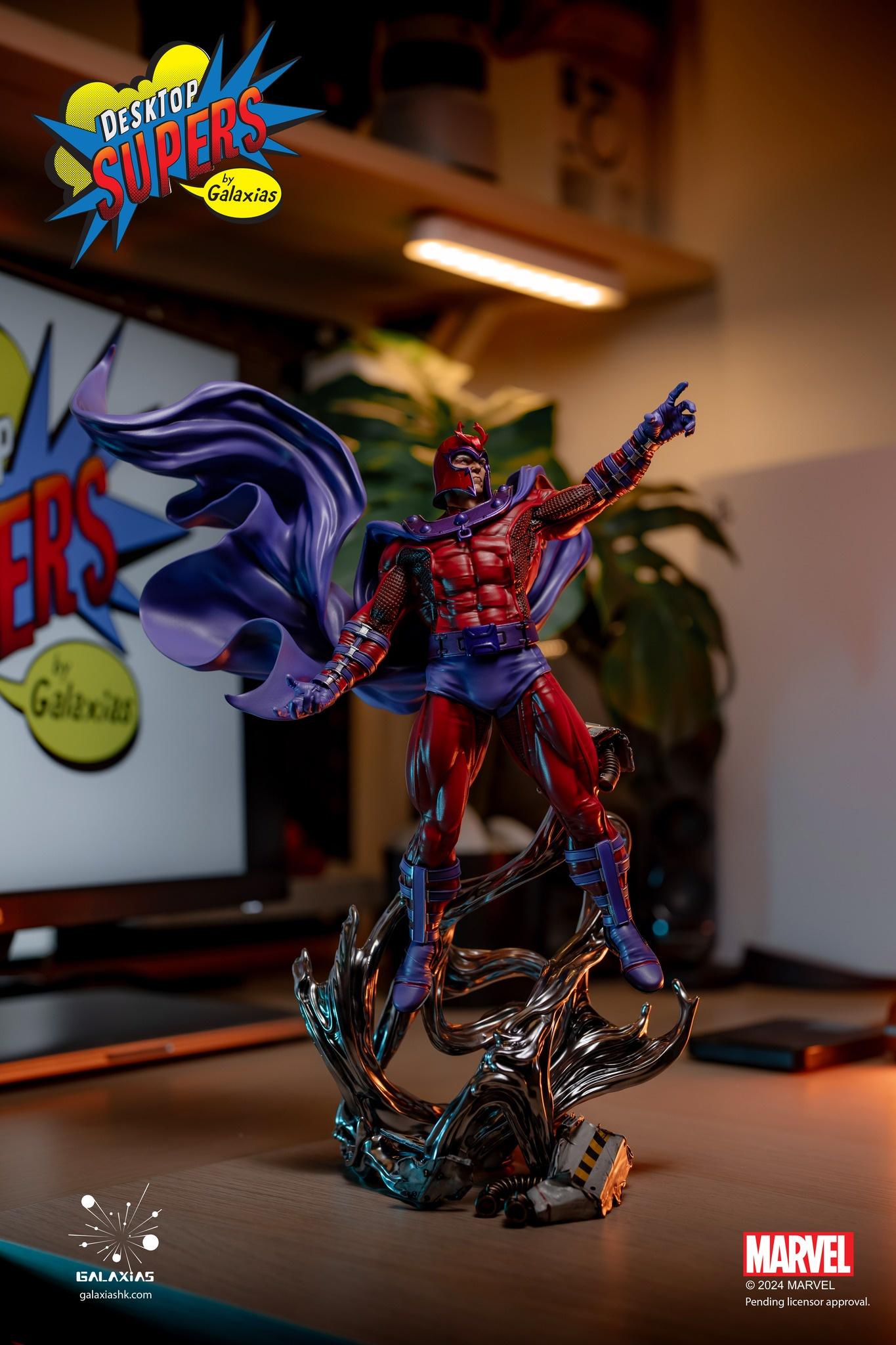 Galaxias Desktop Super #1 Magneto 1/8 PVC Figure