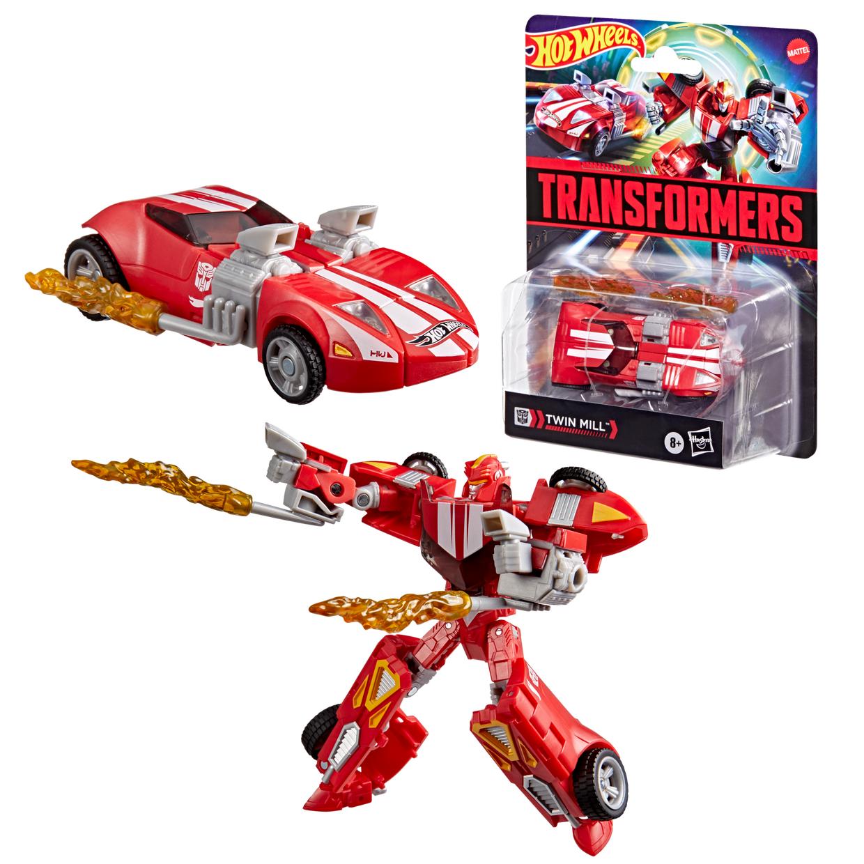 Mattel Hot Wheels x Transformers Twin Mill Toy Vehicle (Transformers)