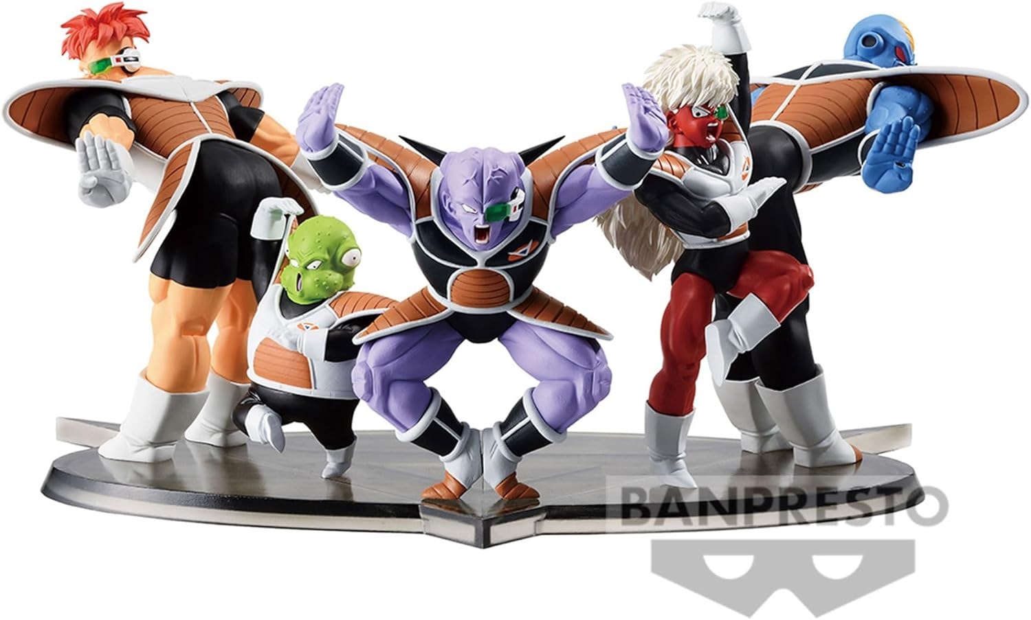 Banpresto Solid Edge Works Scale Figure Ginyu Force Vol.17-21 (Set of 5) (Dragon Ball Z)