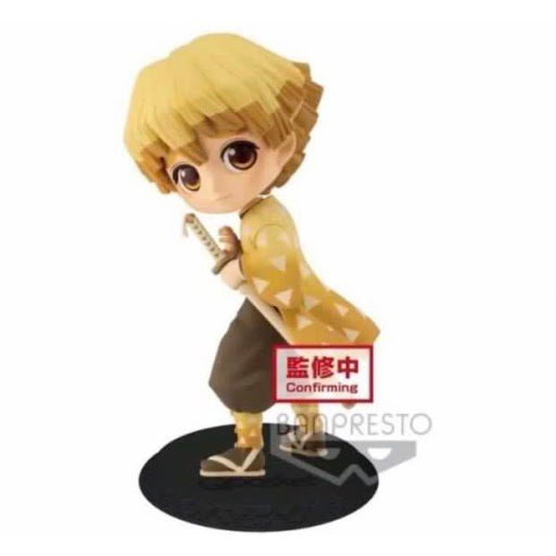 Banpresto Qposket Agatsuma Zenitsu Special Color Chibi Figure (Demon Slayer)