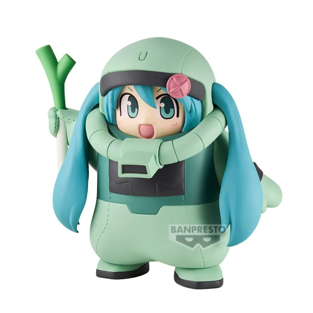 Banpresto Gundam 45th x Hatsune Miku Zaku Costume Ver. Scale Figure (Mobile Suit Gundam)