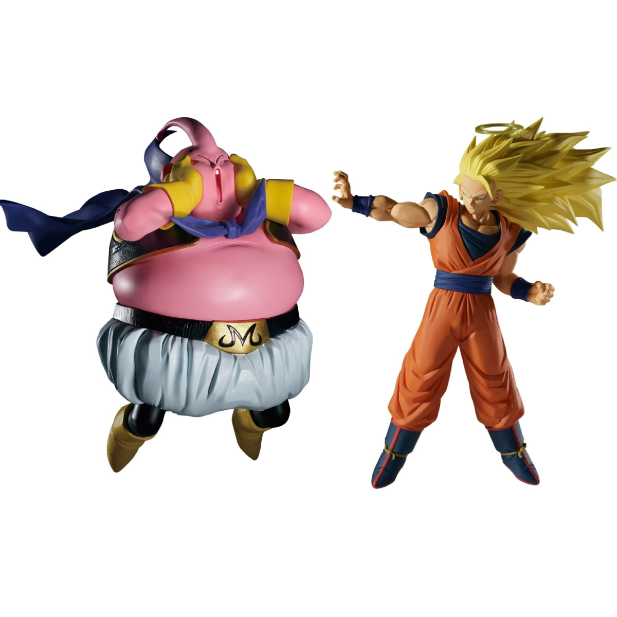 Banpresto, Match Makers Figure: Dragon Ball Z, Majin Buu vs Super Saiyan 3 Son