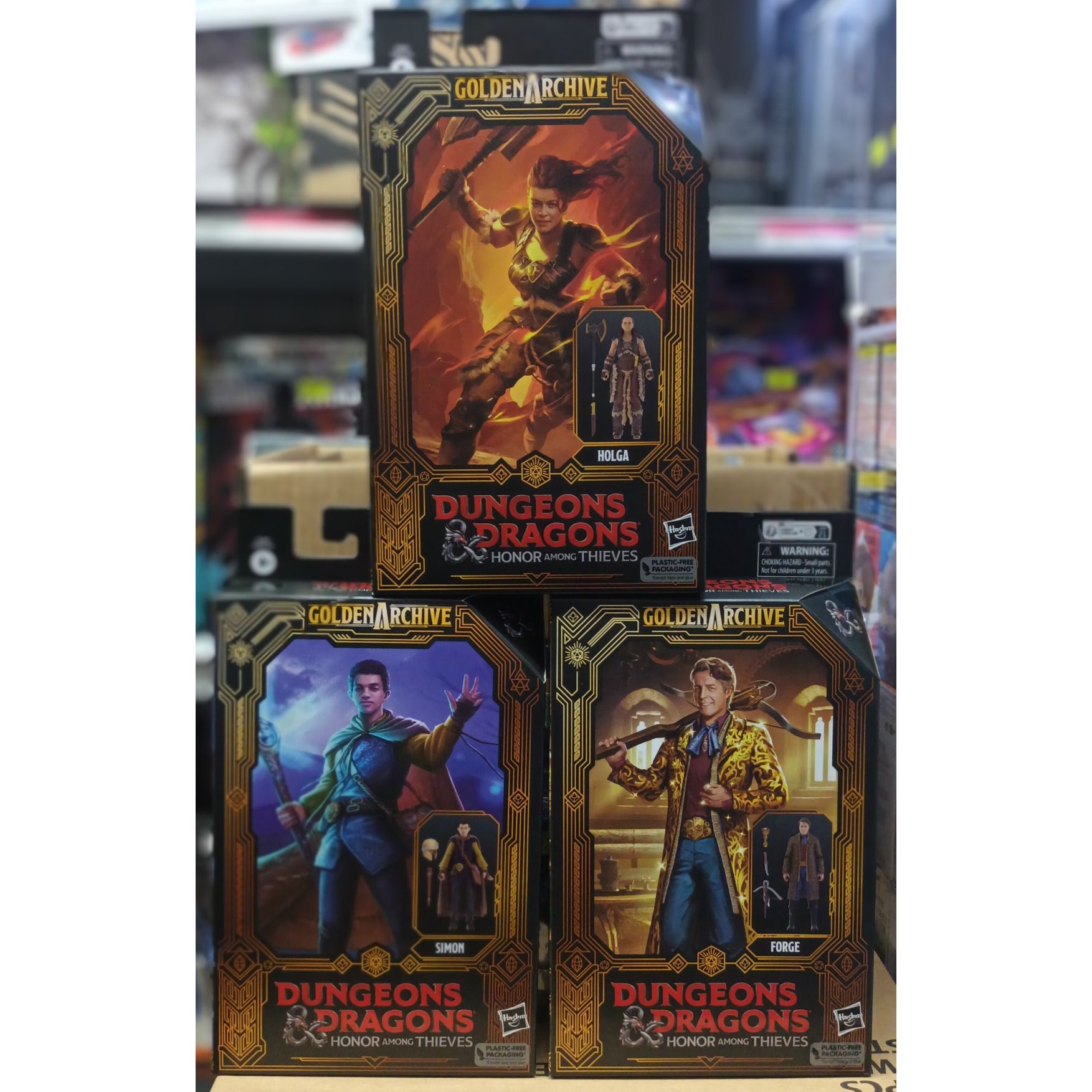 Dungeons & Dragons Golden Archive Figure set of 3 ( Holga Simon Forge )