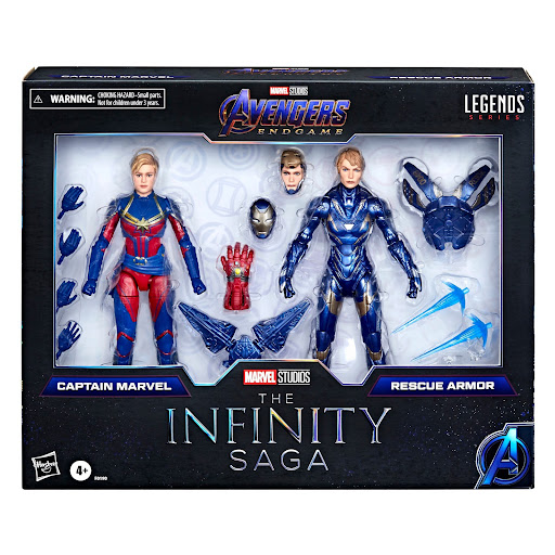 Marvel Legends 6” Captain Marvel & Rescue Armor 2 Pack