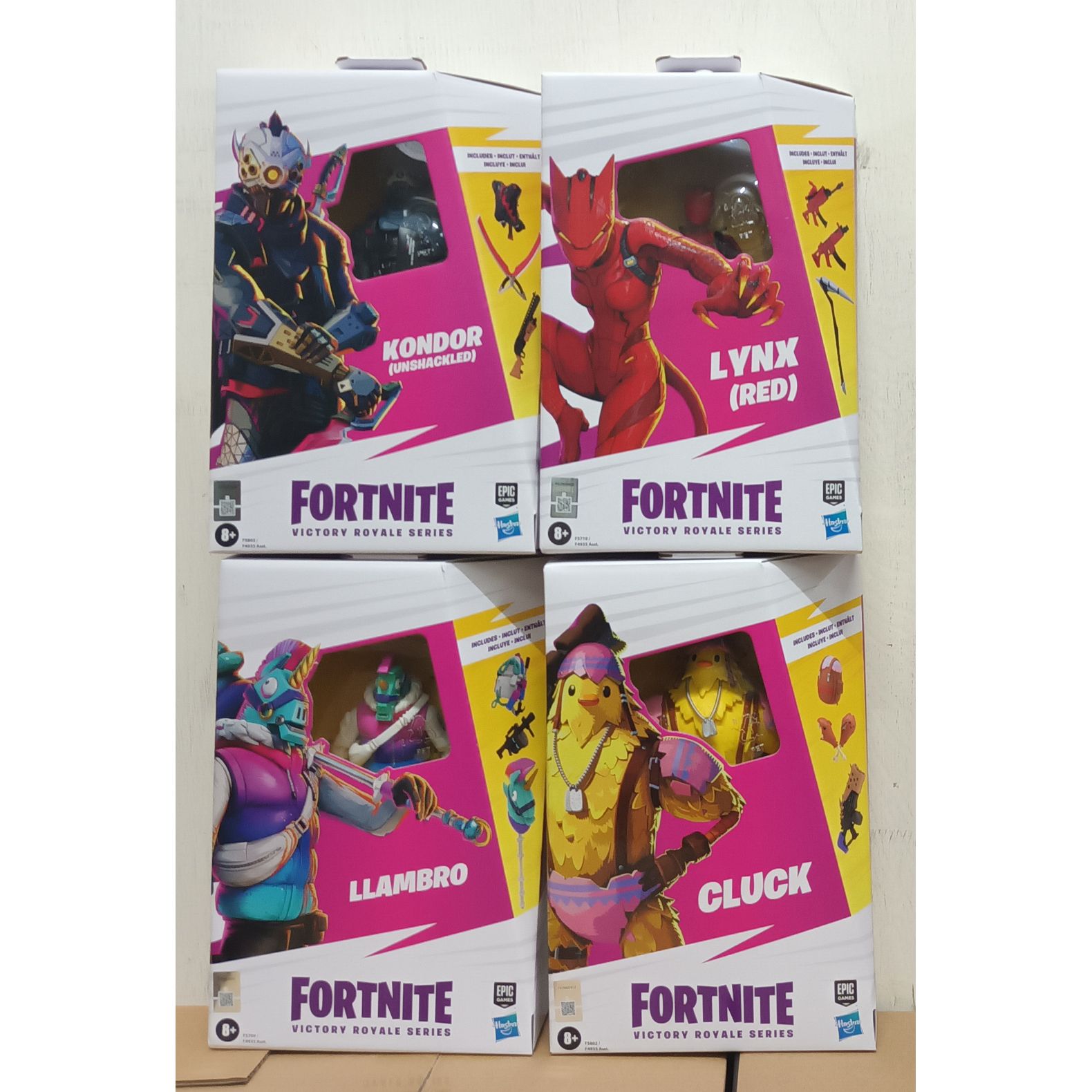 Hasbro 6" Fortnite Action Figures Set  of 4pcs