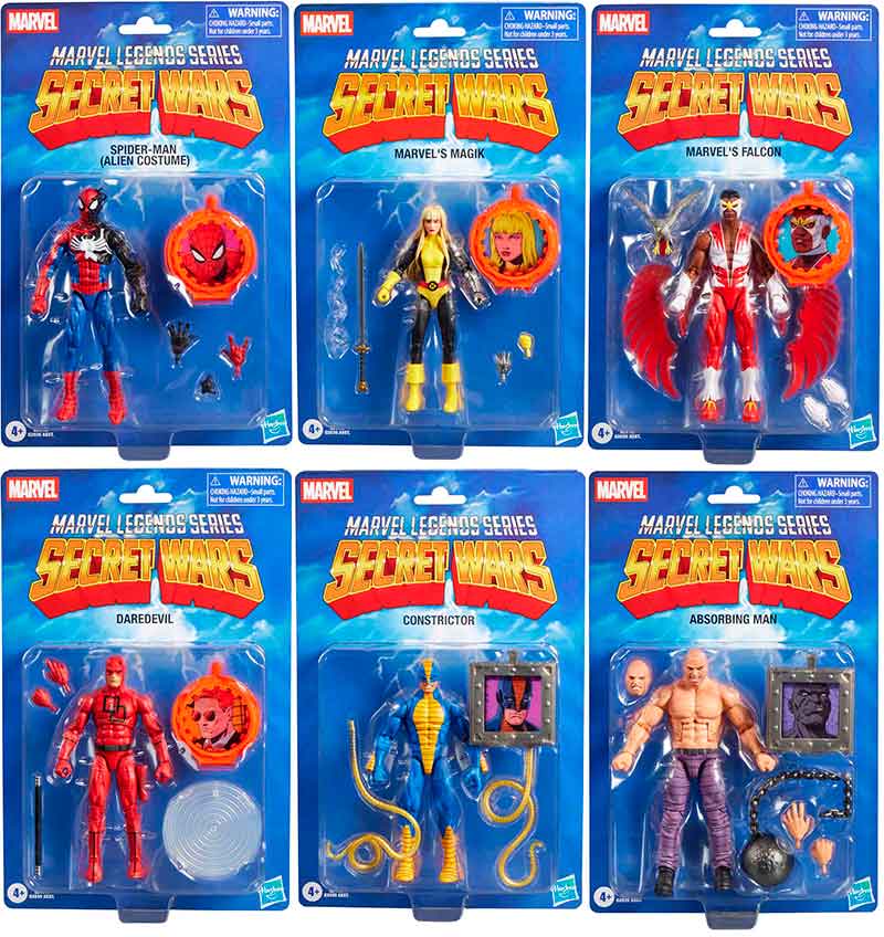 Hasbro Marvel Legends Secret Wars Wave 2 Action Figure Set of 6 (Marvel)