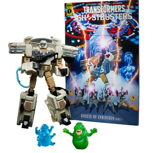 Ghostbusters - Transformers Generations Ectotron ECTO-1 With Comic
