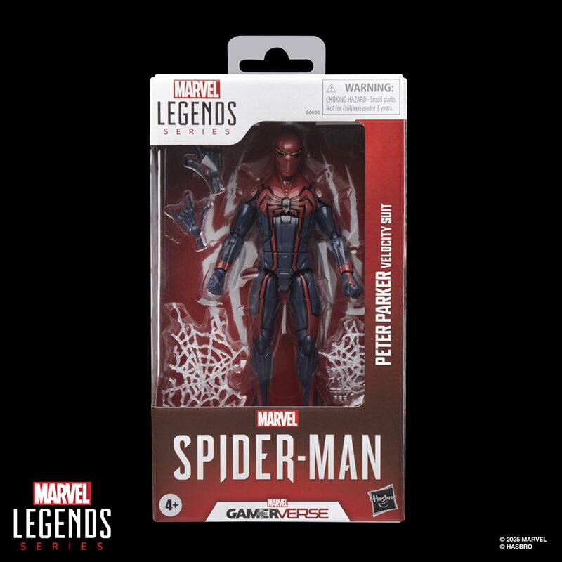 Hasbro 2025 Marvel Legends Spider-Man Gamerverse (PETER PARKER VELOCITY SUIT)