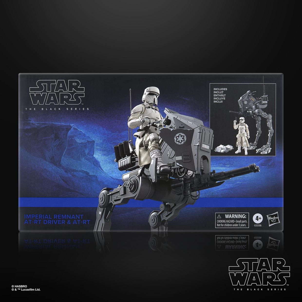 Hasbro Star Wars Black Series Imperial Remnant AT-RT Driver & AT-RT Toy Vehicle (Star Wars)