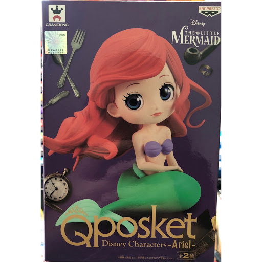 Bandai Spirits Qposket Ariel Chibi Figure (Disney Princess)