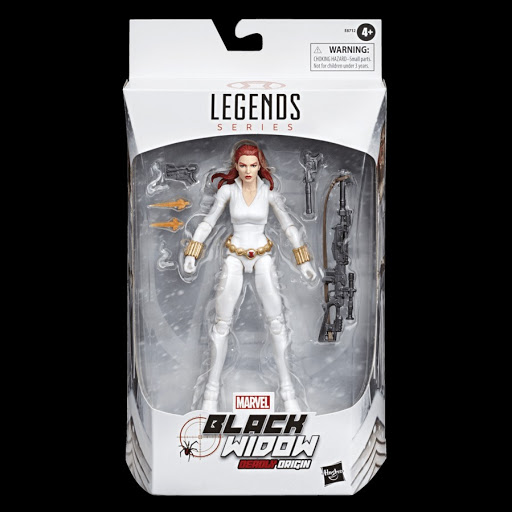 Hasbro Marvel Legends Black Widow White Suit Deadly Origin Action Figure (Marvel)