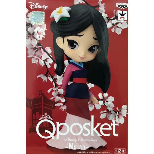 Banpresto Qposket Mulan Chibi Figure Original Color (Disney)