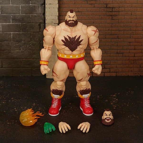 Jada Toys 1:12 Scale Zangief Action Figure (Street Fighter II)