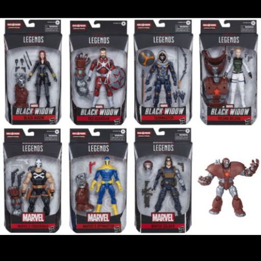 Marvel legends Black widow wave BAF Crimson Dynamo