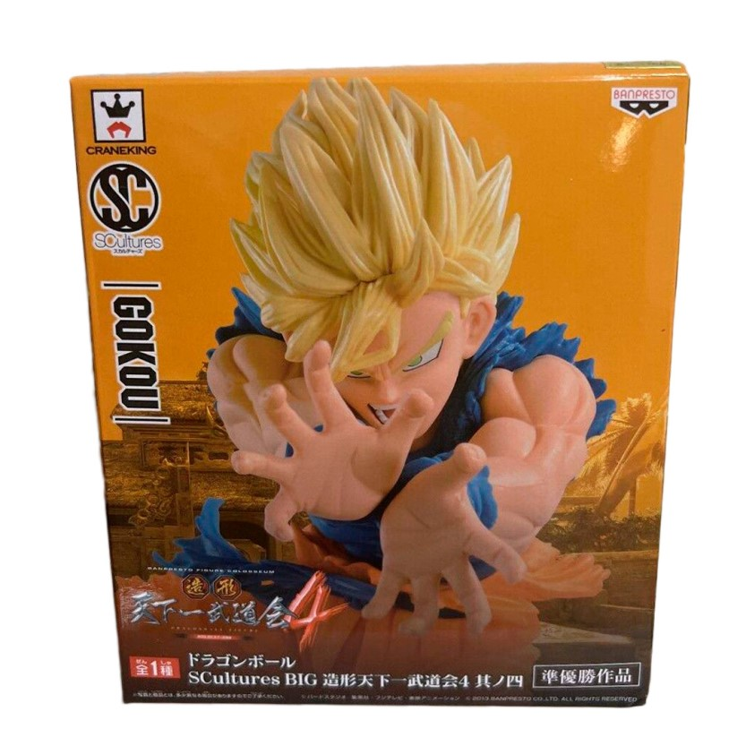 Banpresto Scultures BIG Zoukei Tenkaichi Budoukai Vol.4 Son Goku Scale Figure (Dragon Ball)
