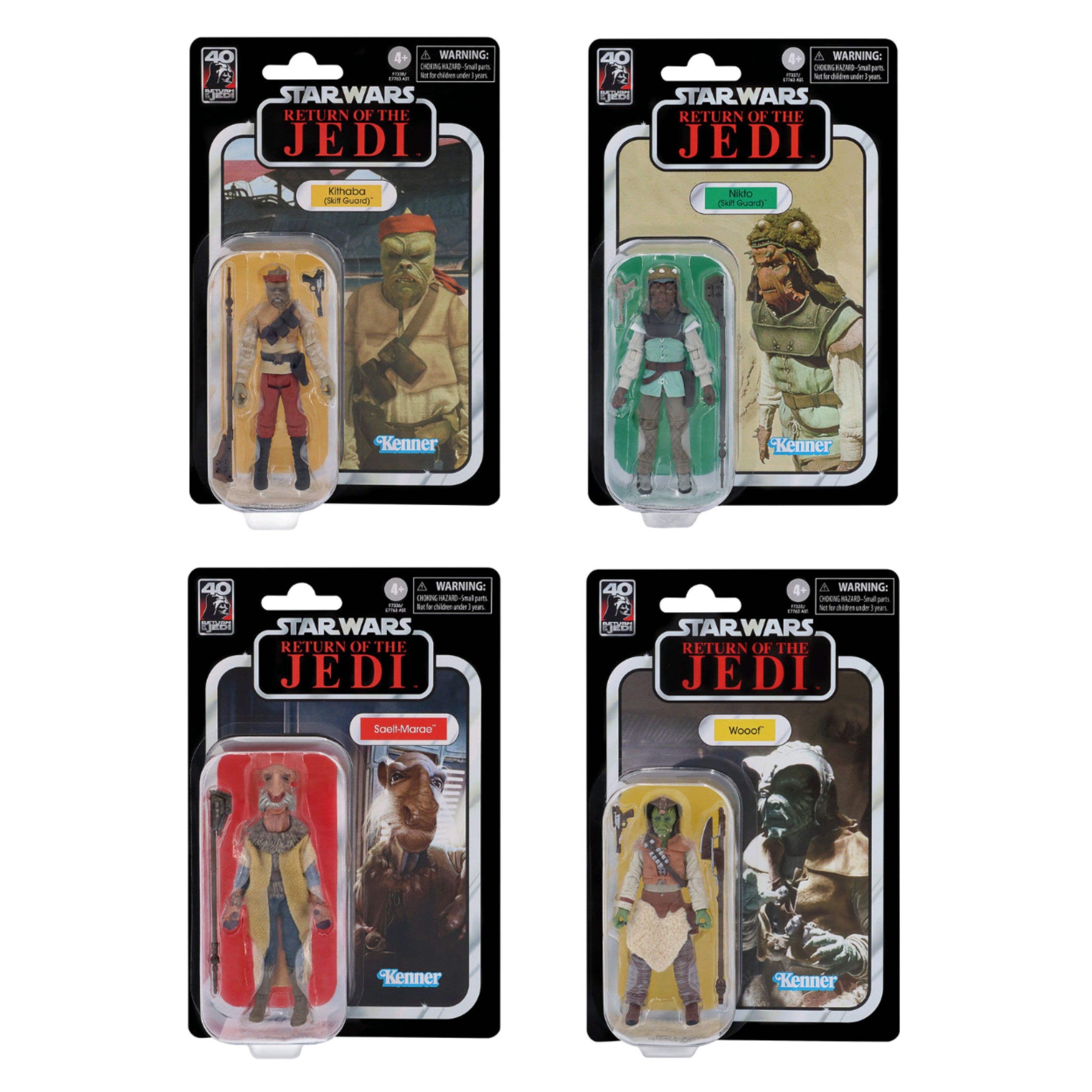 Hasbro Star Wars Vintage Collection 3.75" Wave 14 Wooof Kithaba Saelt-Marae Nikt
