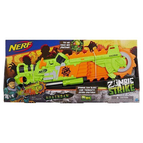Hasbro Nerf Zombie Strike Brainsaw Toy Vehicle