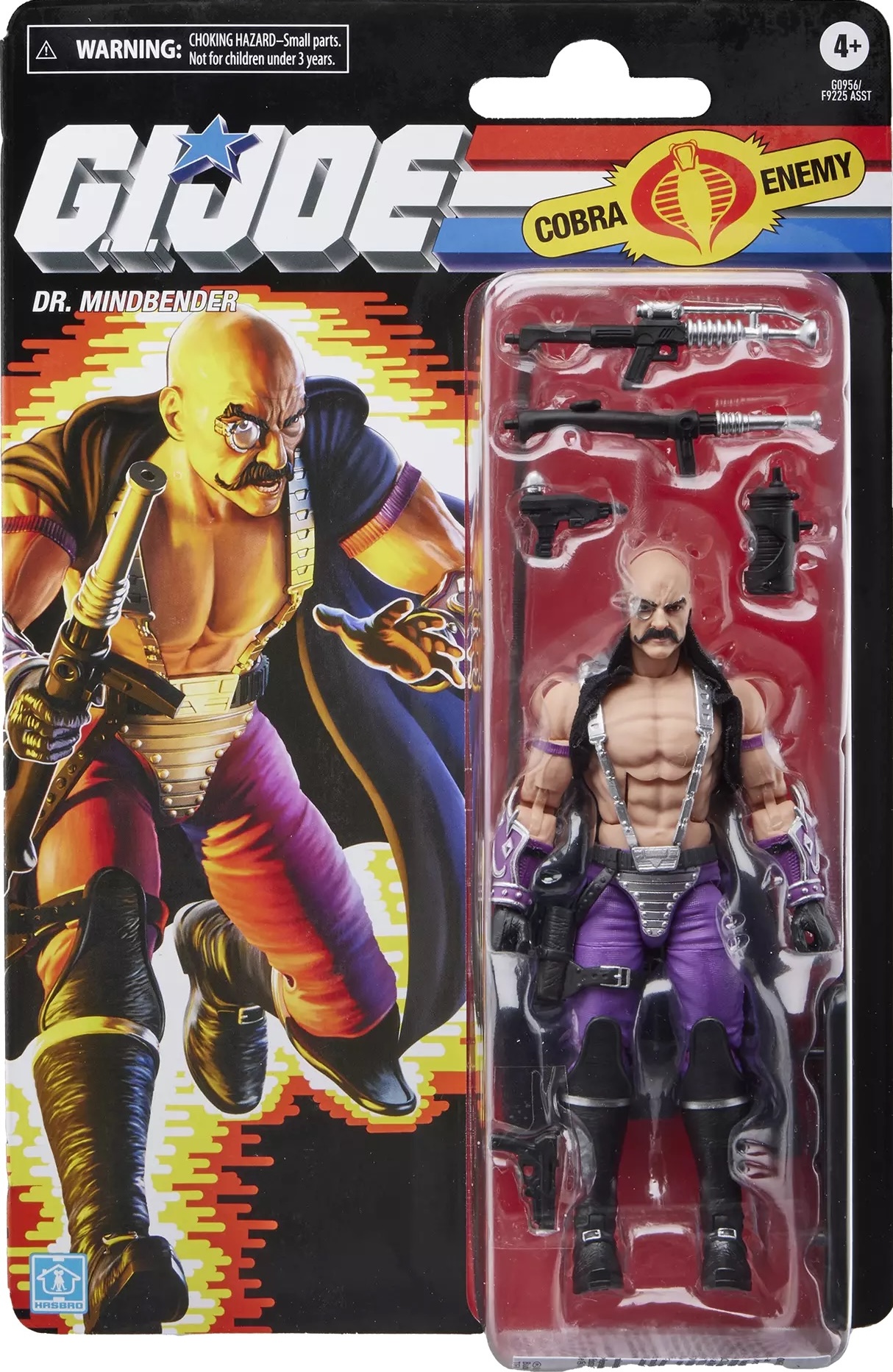 HASBRO G.I.JOE RETRO VINTAGE 6" DR. MINDBENDER ACTION FIGURE