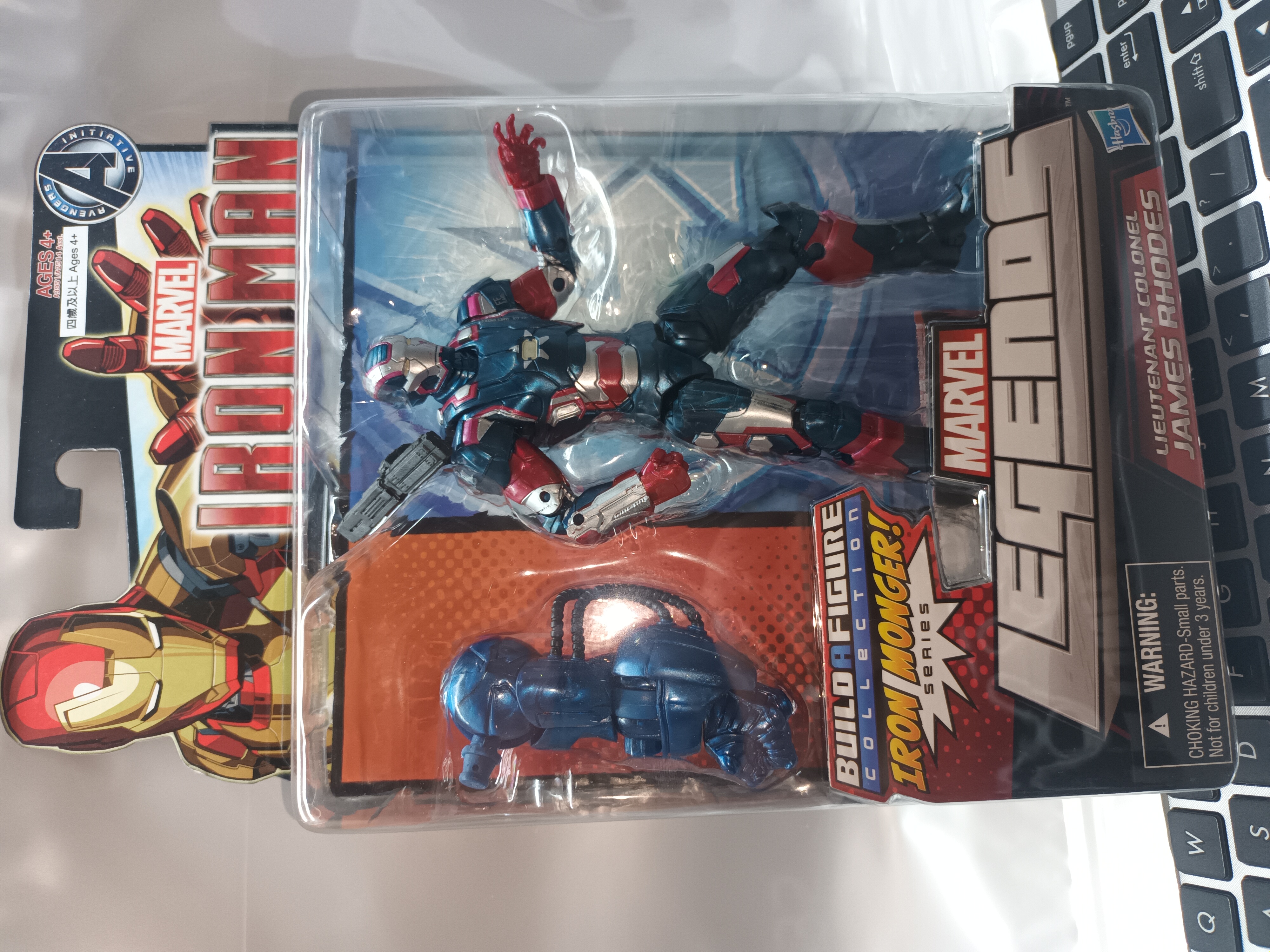 Marvel Legends LIEUTENANT COLONEL JAMES RHODES Iron Monger BAF wave (L ARM) Hasbro 2012