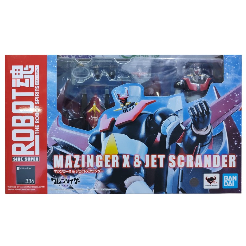 Bandai Robot Spirits Figure SIDE Super Mazinger X & Jet Scrander X