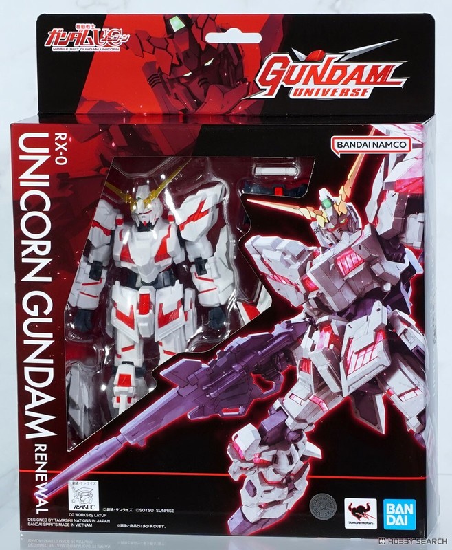 New ♥︎︎∗︎*゜ unicorn（ユニコーン） Bandai GUNDAM UNIVERSE RX-0 Unicorn Gundam Renewal | eBay