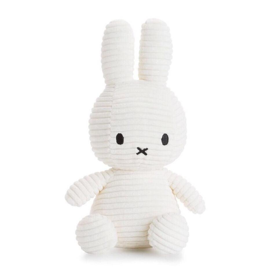 Miffy Corduroy Soft Toy 23cm-White