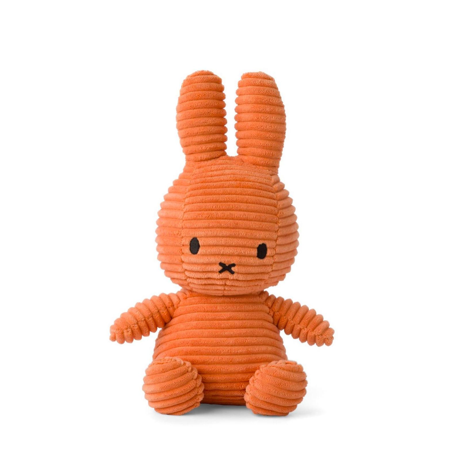 Miffy Corduroy Soft Toy 23cm-Pumpkin